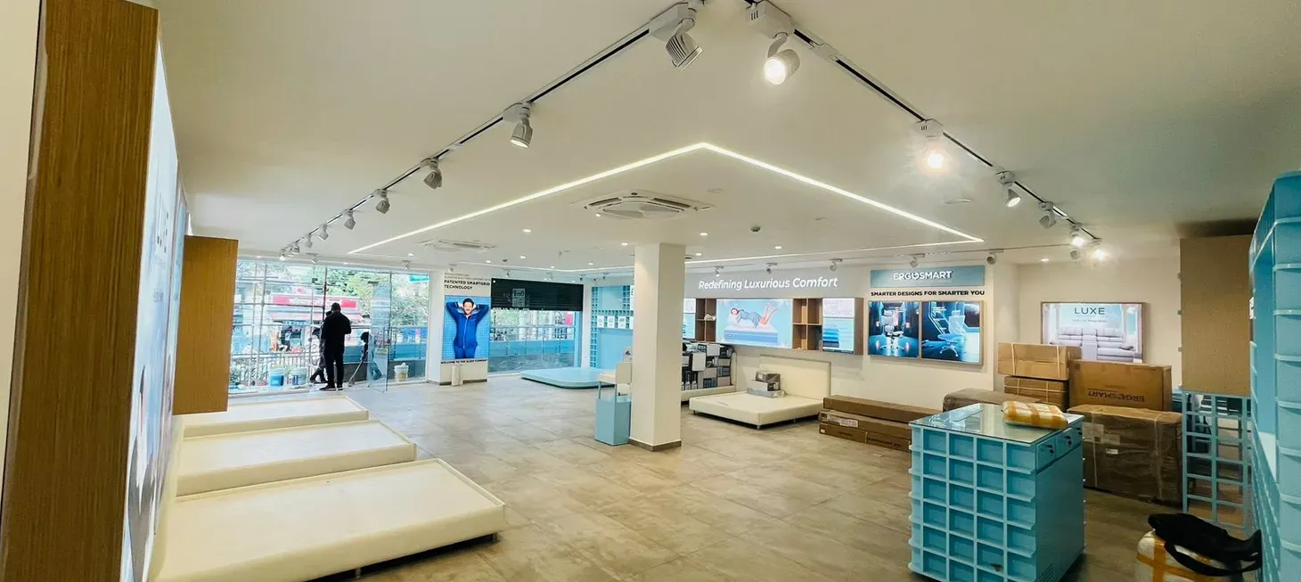 Modern dining space interior
