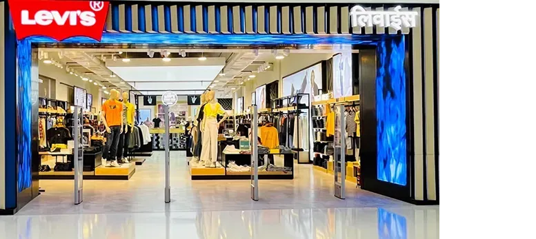 Levi’s retail store interior design